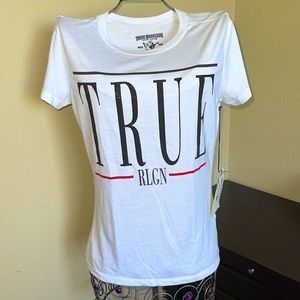 BNWT True Religion Dja Vu Crew Tee
